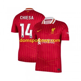 Koszulka Liverpool Federico Chiesa 14 Domowe Koszulki Piłkarskie 2024-2025 Krótki Rękaw